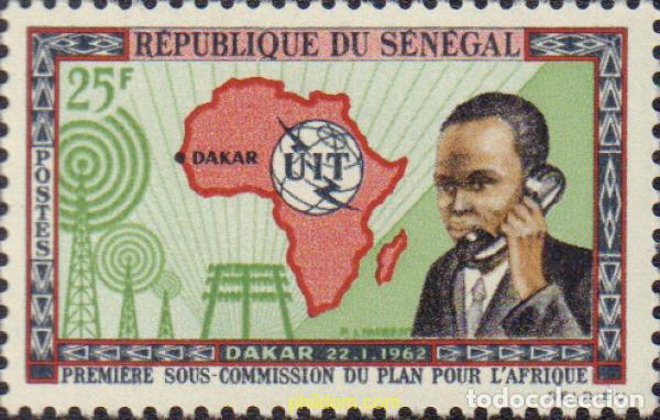 Sellos: 581921 MNH SENEGAL 1962 PRRIMERA COMISION DEL PLAN PARA AFRICA
