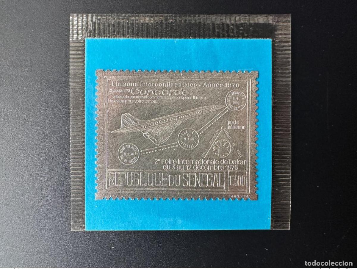 Stamps: Senegal 1976 Mi. 621 Plata Feria Internacional Concorde Avion Dakar