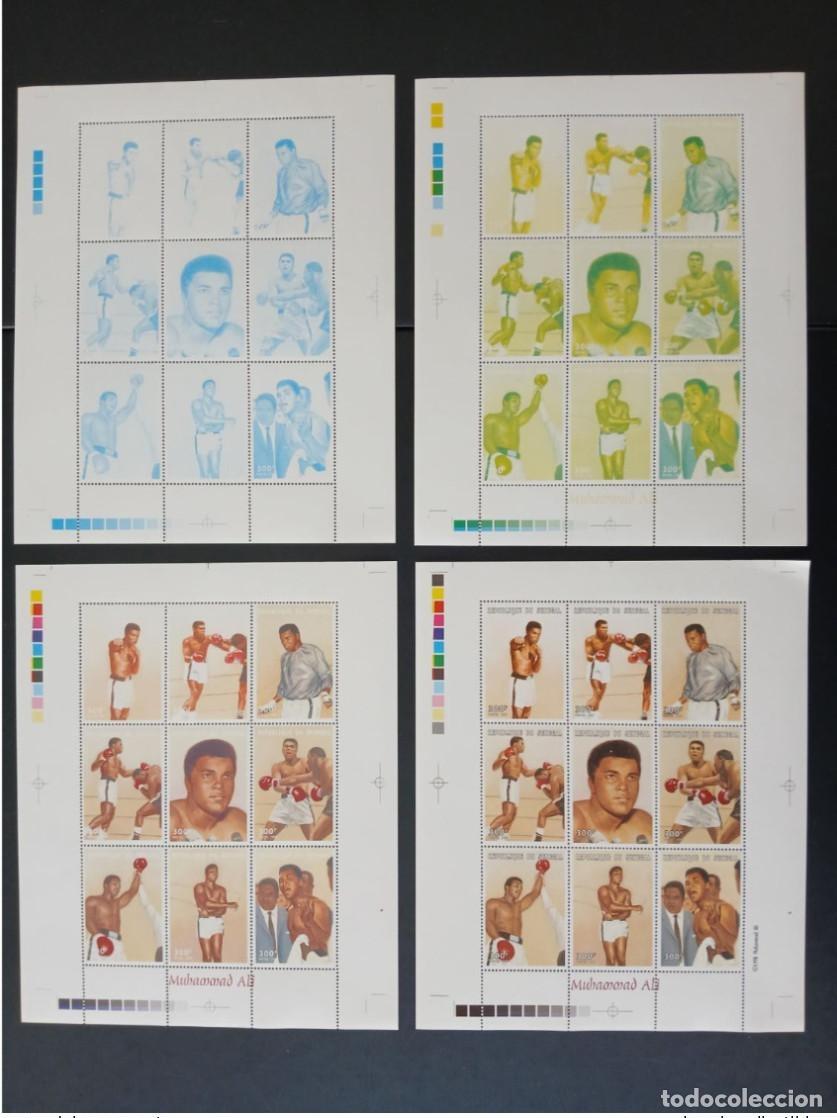 Sellos: Senegal 1999 Mi. 1687 - 1694 pruebas de color Muhammad Mohamed Ali Boxeo