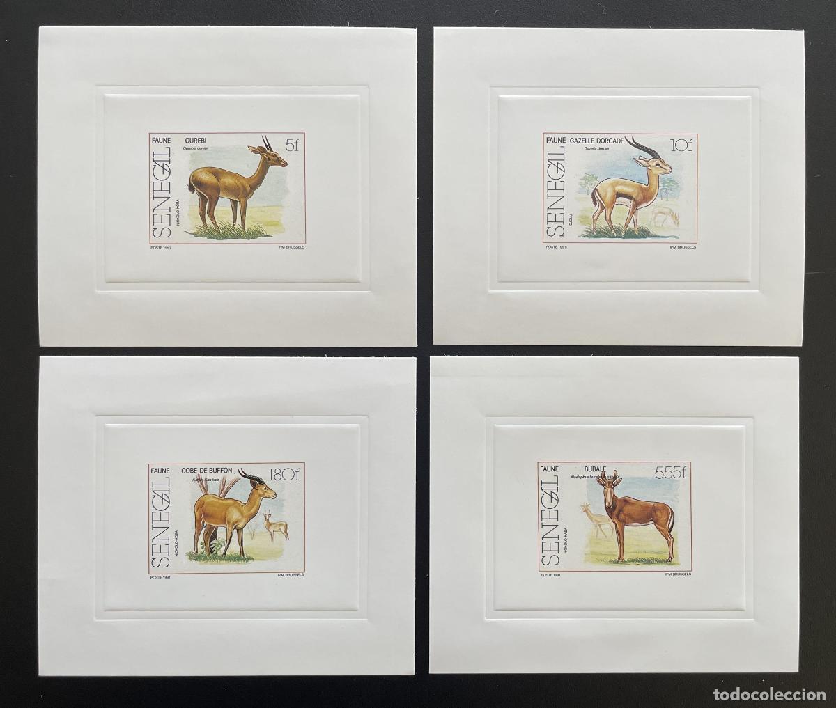 Sellos: Senegal 1991 Mi. 1127 - 1130 Animales salvajes a prueba de lujo Gazelle Bubale Ourebi