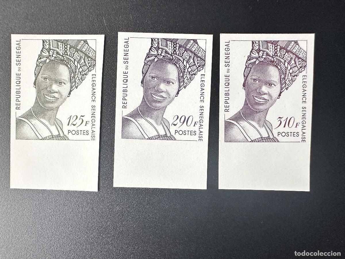 Timbres: Senegal 1998 Mi. 1571 - 1573 ND Elegance S&eacute;n&eacute;galaise Sch&ouml;nheit Serie actual