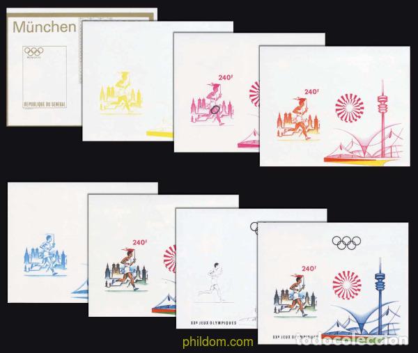 Sellos: 142608 MNH SENEGAL 1972 20 JUEGOS OLIMPICOS VERANO MUNICH 1972