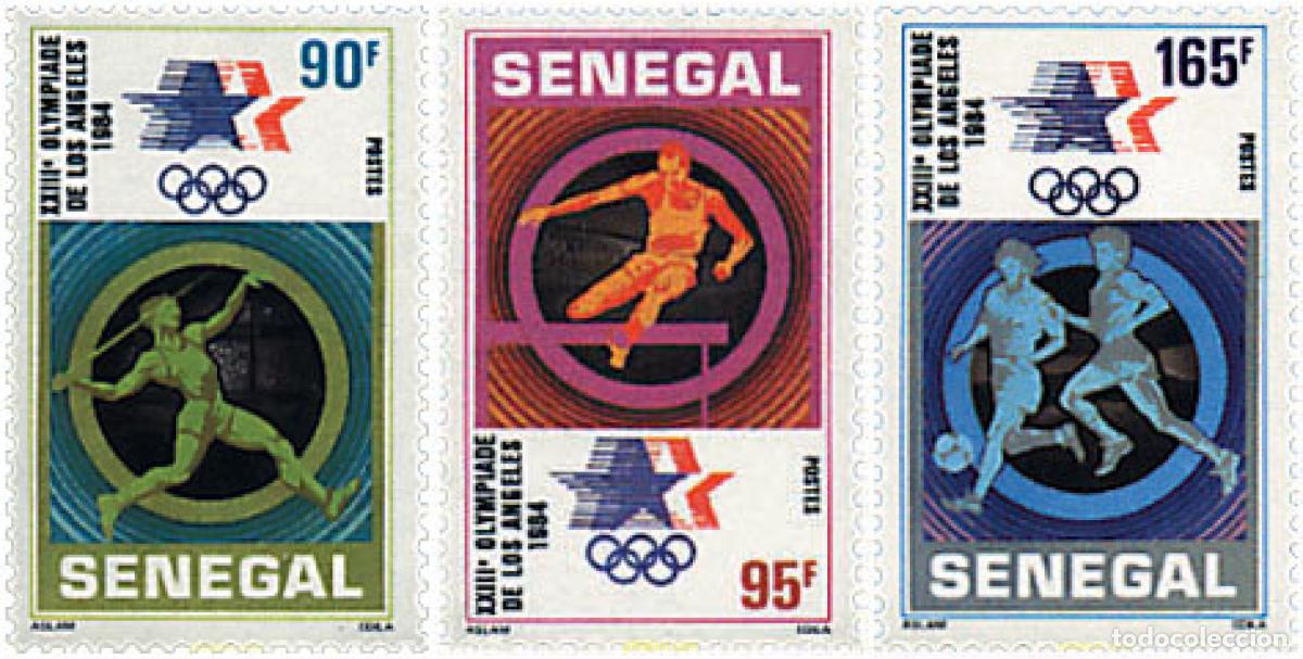 Selos: 27697 MNH SENEGAL 1984 23 JUEGOS OLIMPICOS VERANO LOS ANGELES 1984