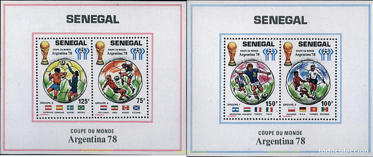 Sellos: 60771 MNH SENEGAL 1978 COPA DEL MUNDO DE FUTBOL. ARGENTINA-78