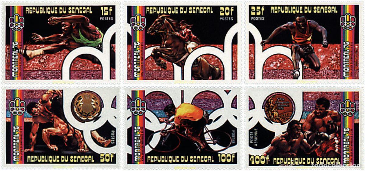 Sellos: 60754 MNH SENEGAL 1976 21 JUEGOS OLIMPICOS VERANO MONTREAL 1976