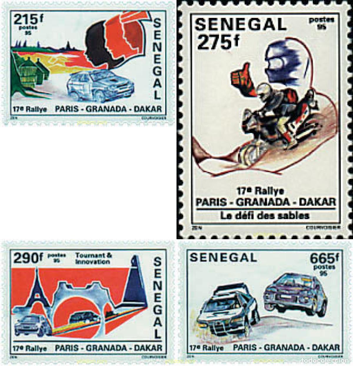 Selos: 76896 MNH SENEGAL 1996 17 RALLY PARIS-GRANADA-DAKAR