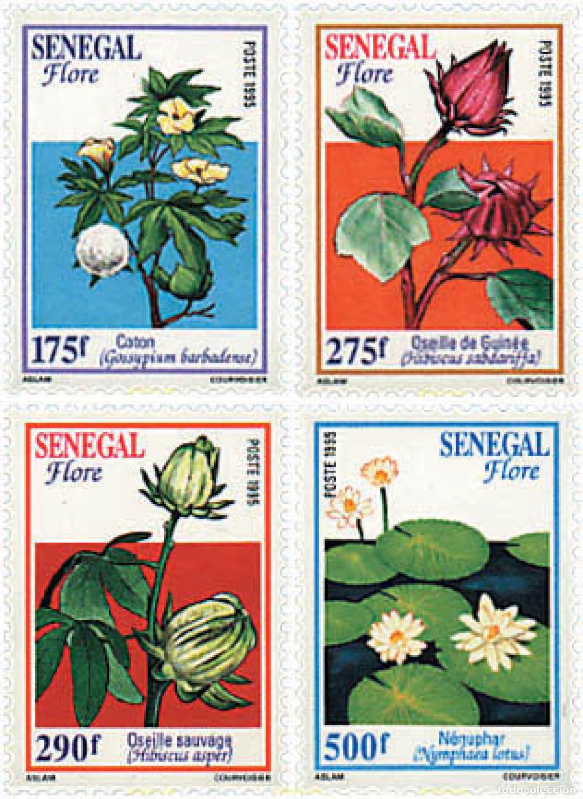 Sellos: 93324 MNH SENEGAL 1996 FLORES