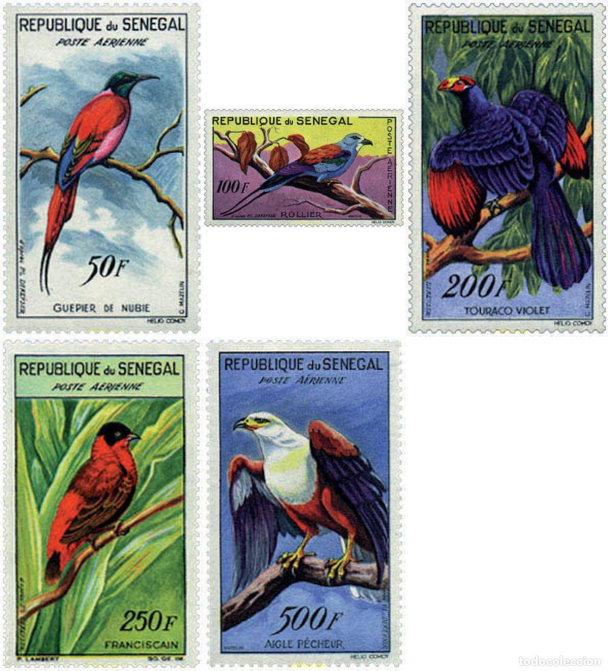 Sellos: 33198 MNH SENEGAL 1960 SERIE BASICA