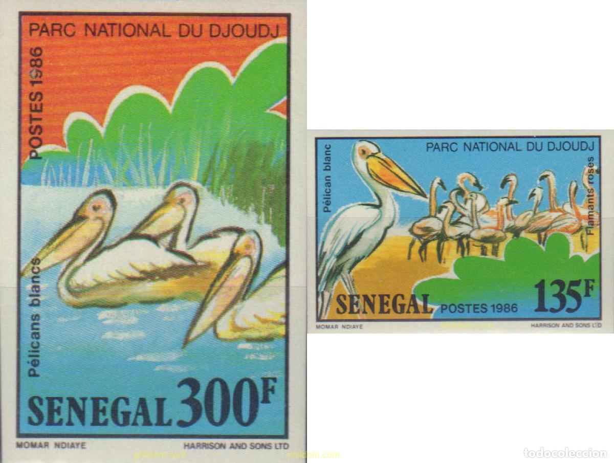 Sellos: 639359 MNH SENEGAL 1987 PARQUE NACIONAL DE DJOUDJ