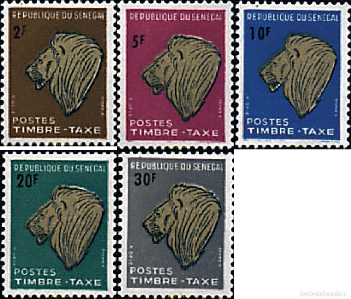 Sellos: 584761 MNH SENEGAL 1966 CABEZA DE LEON.