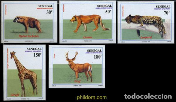 Sellos: 193327 MNH SENEGAL 1993 FAUNA SALVAJE