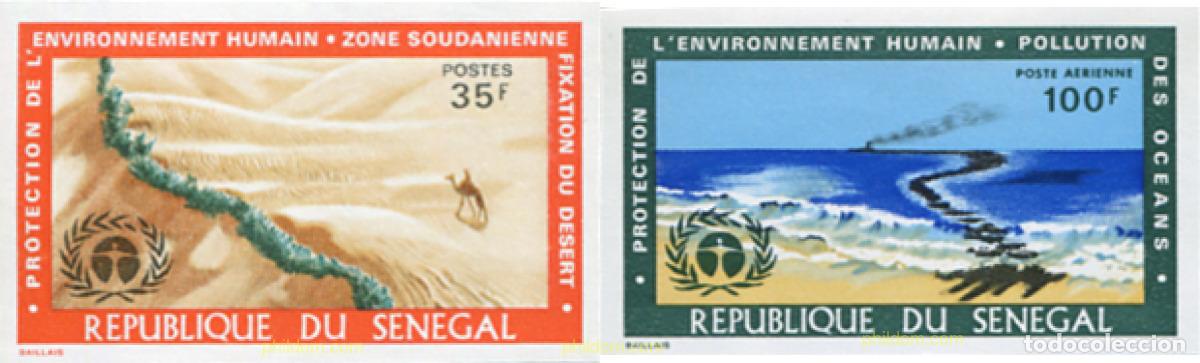 Sellos: 192437 MNH SENEGAL 1972 PROTECCION DEL MEDIO AMBIENTE