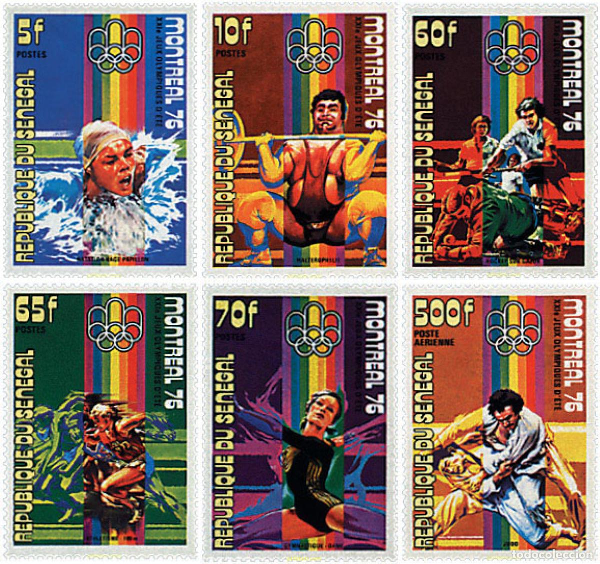 Francobolli: 60759 MNH SENEGAL 1976 21 JUEGOS OLIMPICOS VERANO MONTREAL 1976
