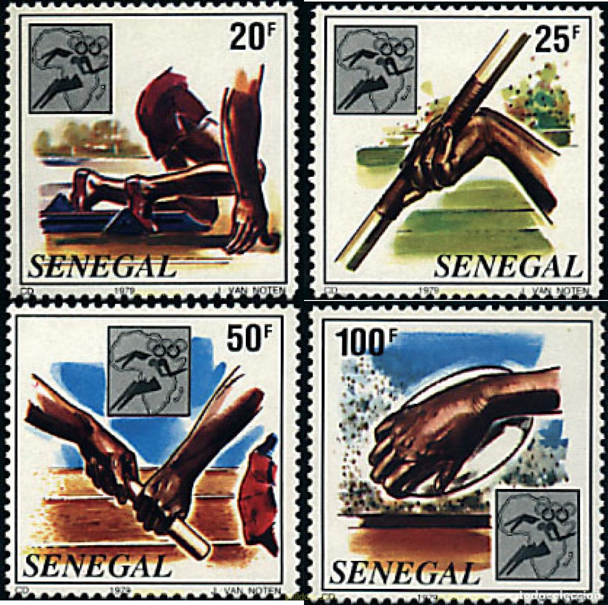 Francobolli: 92479 MNH SENEGAL 1980 ATLETISMO