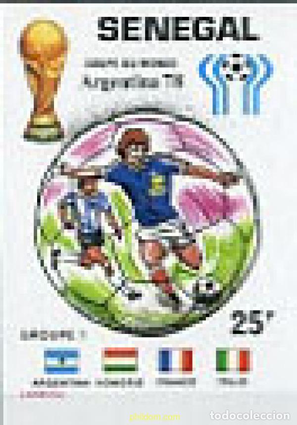 Sellos: 18134 MNH SENEGAL 1978 COPA DEL MUNDO DE FUTBOL. ARGENTINA-78
