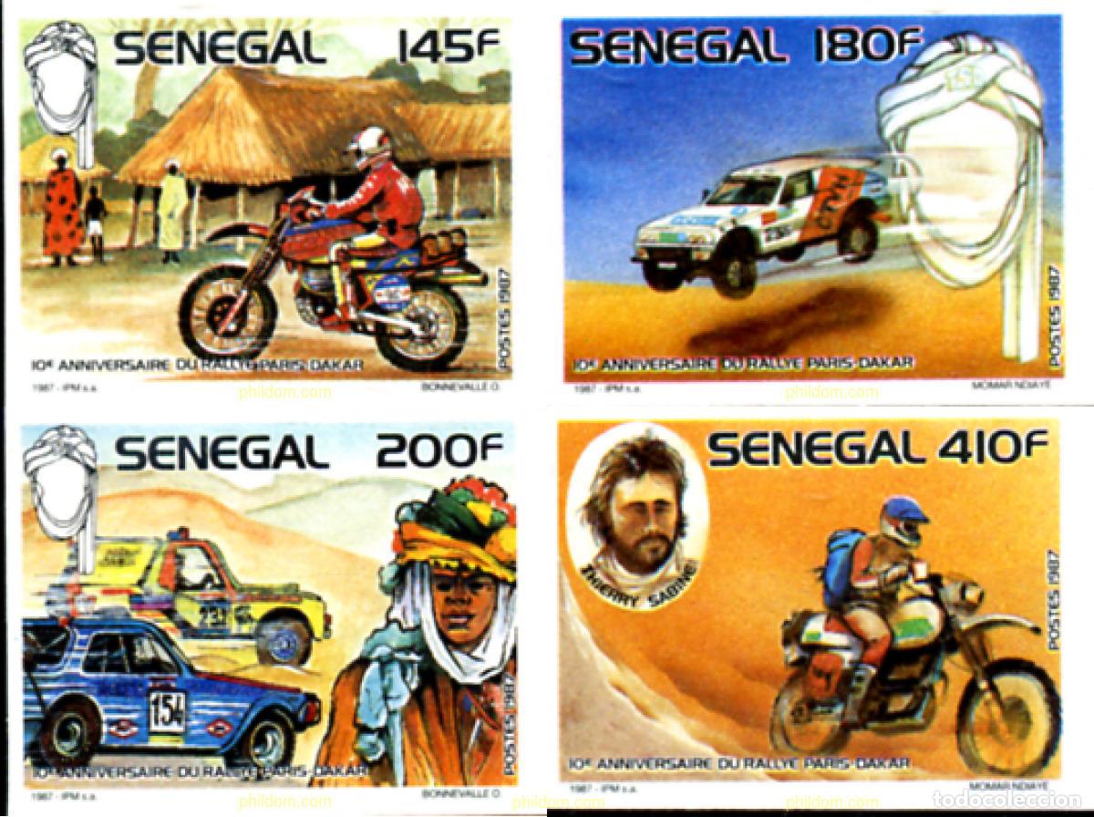 Sellos: 244646 MNH SENEGAL 1988 10 RALLY PARIS-DAKAR