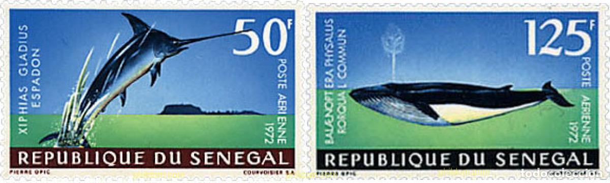 Francobolli: 677141 MNH SENEGAL 1972 FAUNA MARINA