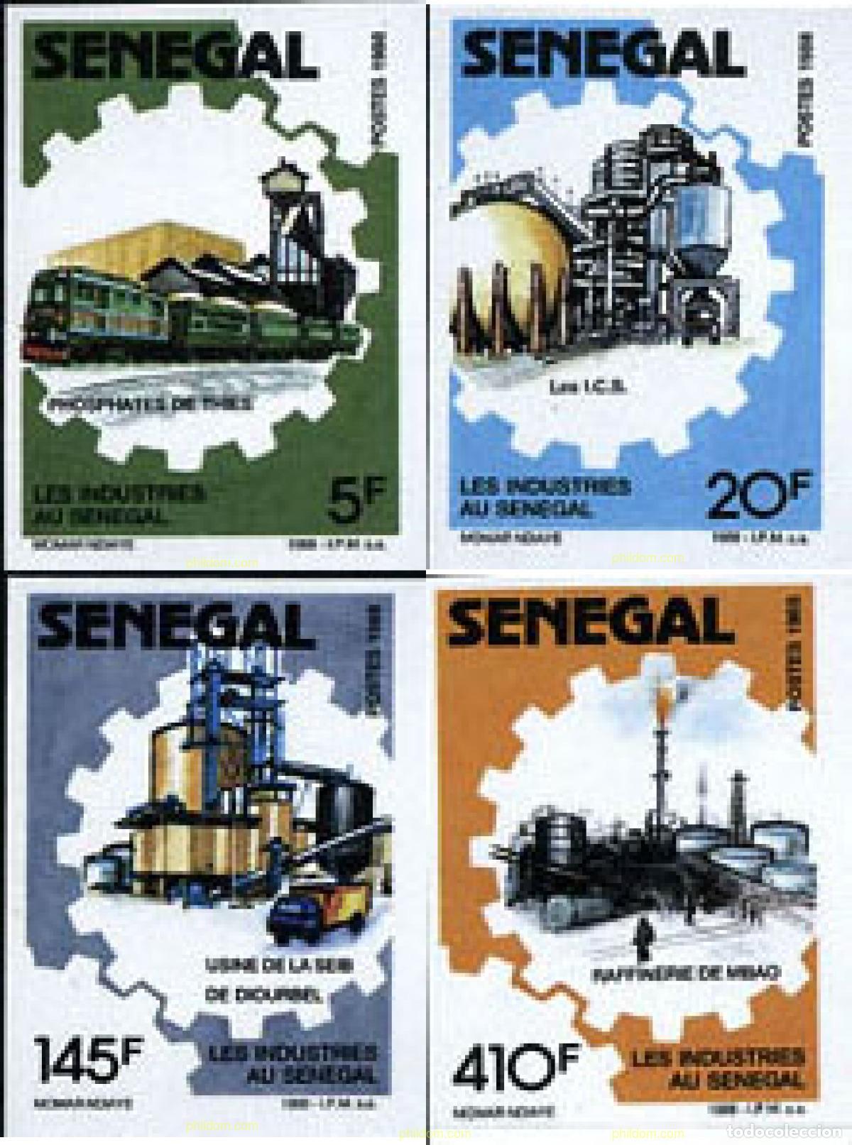 Sellos: 18010 MNH SENEGAL 1988 INDUSTRIAS EN SENEGAL