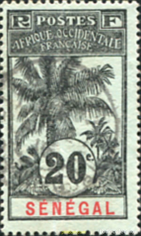 Sellos: 673398 USED SENEGAL 1906 SERIE BASICA
