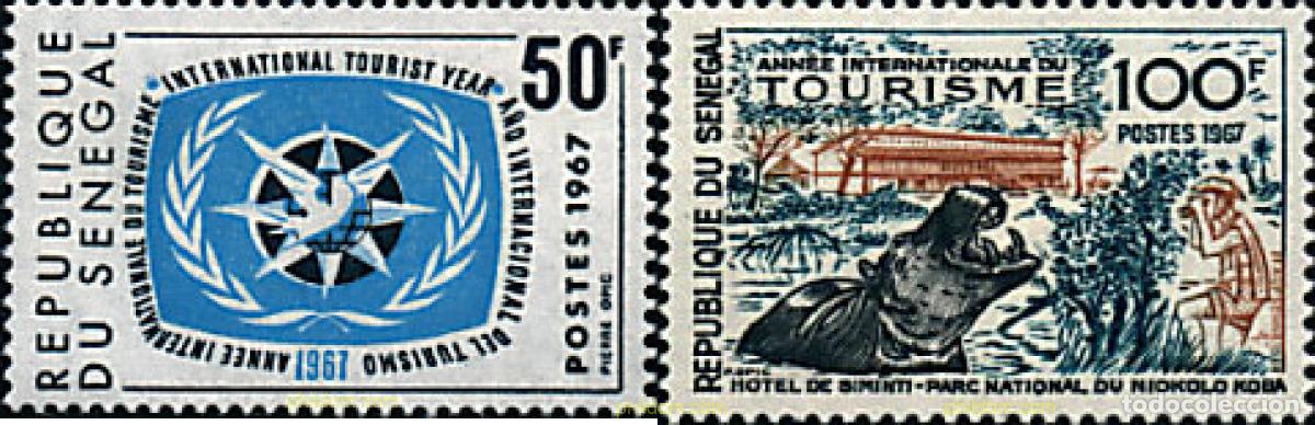 Briefmarken: 30003 MNH SENEGAL 1967 A&Ntilde;O INTERNACIONAL DEL TURISMO
