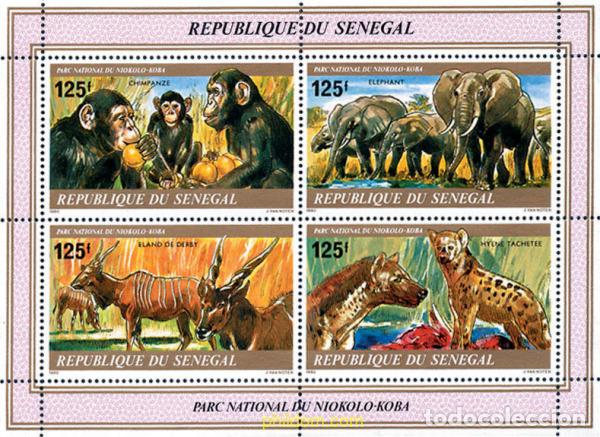 Sellos: 60777 MNH SENEGAL 1980 FAUNA DEL PARQUE NACIONAL NIOKOLO-KOBA