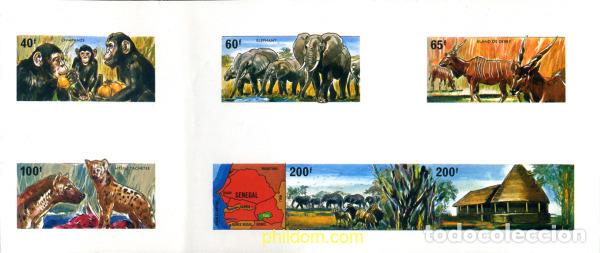 Sellos: 254383 MNH SENEGAL 1980 FAUNA DEL PARQUE NACIONAL NIOKOLO-KOBA