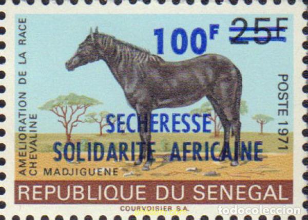 Sellos: 30067 MNH SENEGAL 1973 SEQUIA. SOLIDARIDAD AFRICANA.