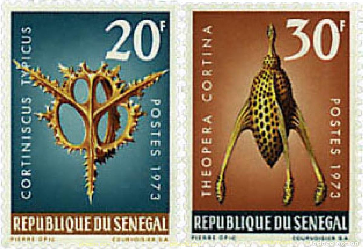 Sellos: 663682 MNH SENEGAL 1973 FAUNA MARINA