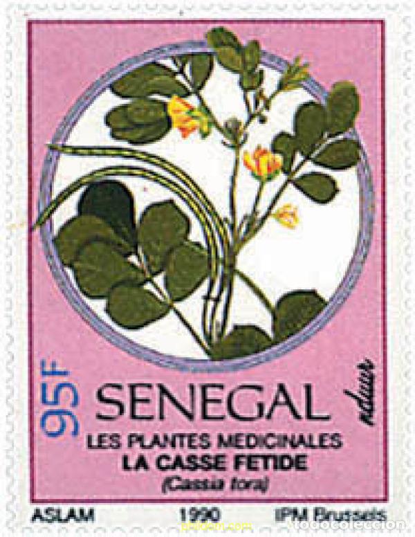 Sellos: 688828 MNH SENEGAL 1990 PLANTAS MEDICINALES