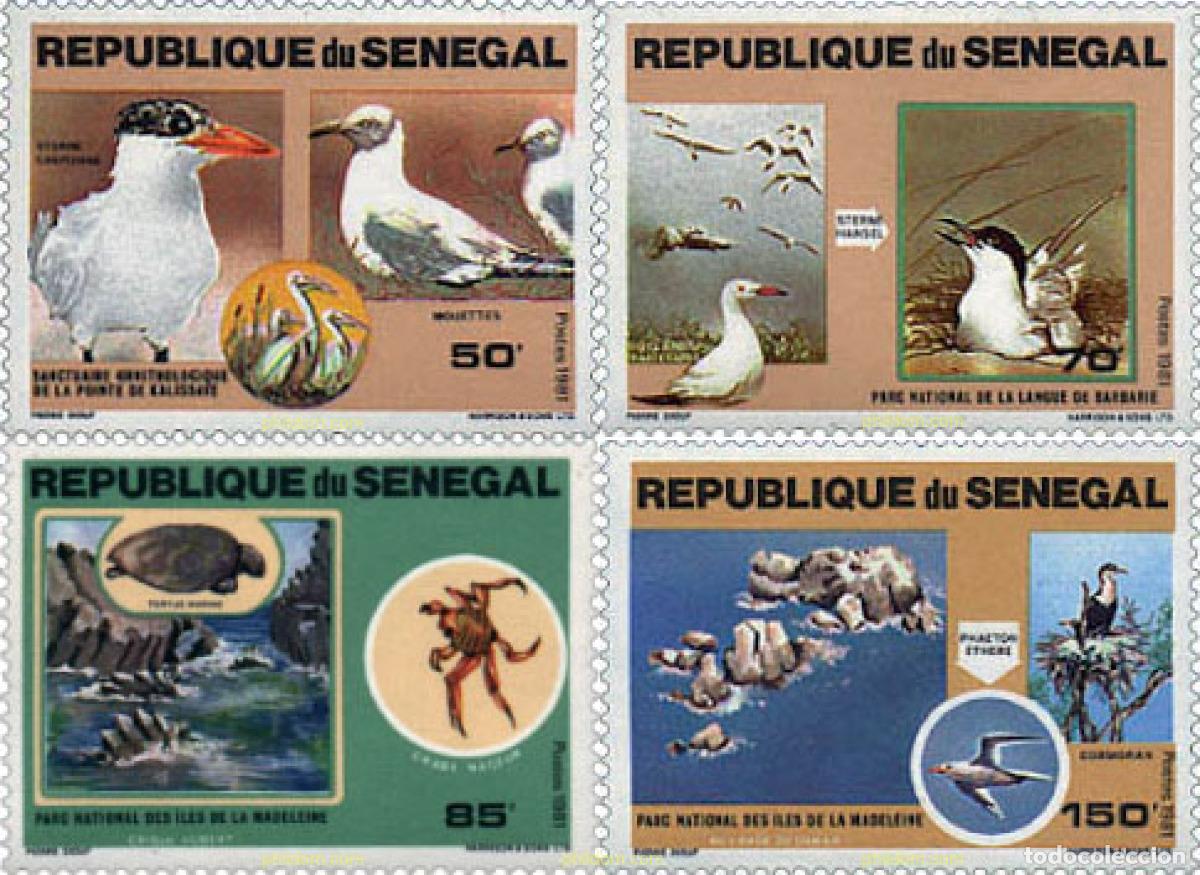 Sellos: 92481 MNH SENEGAL 1981 PARQUES NACIONALES