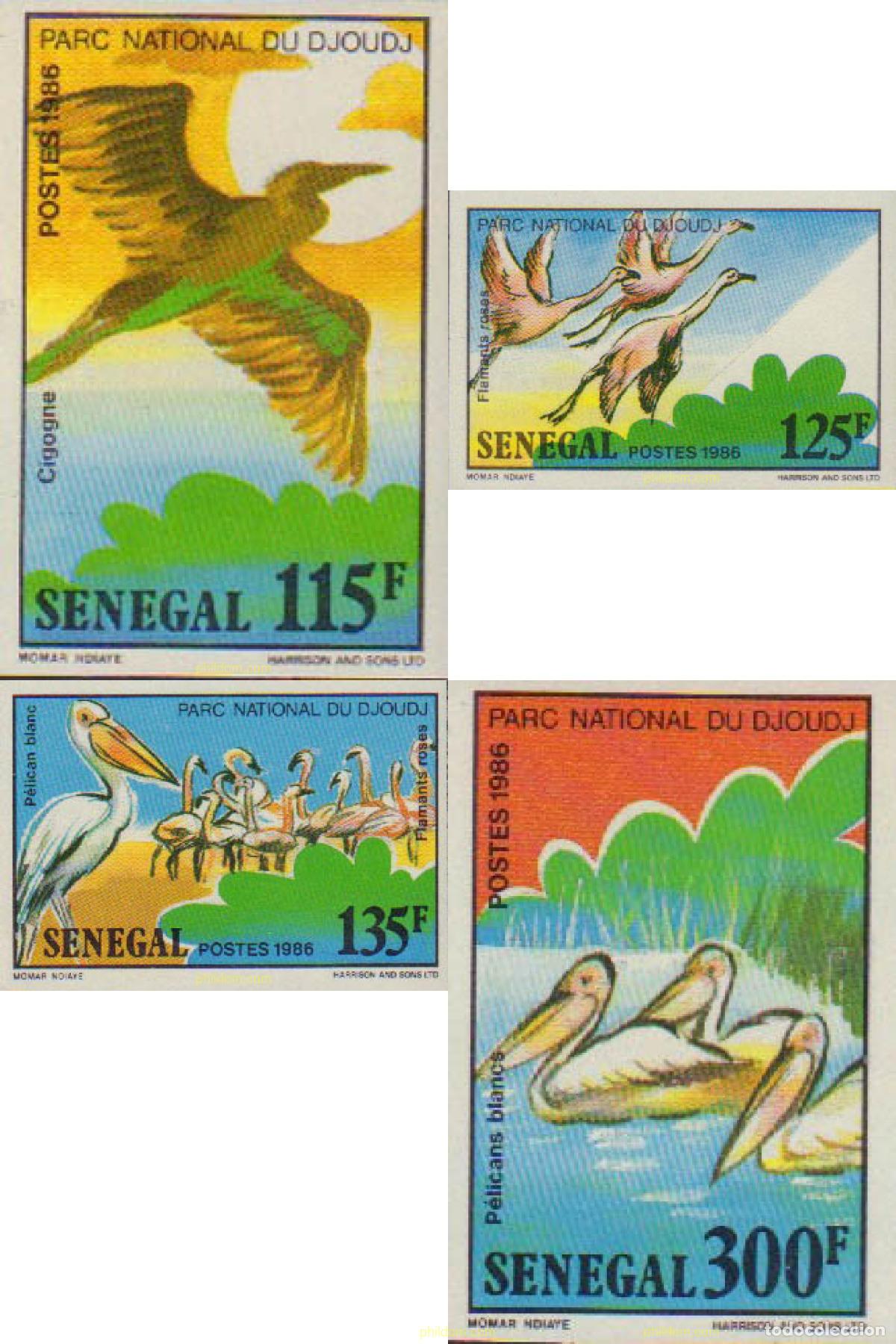 Sellos: 367964 MNH SENEGAL 1987 PARQUE NACIONAL DE DJOUDJ