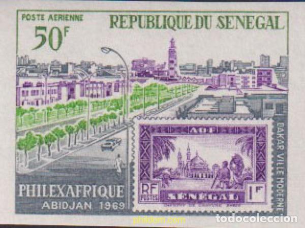 Sellos: 16702 MNH SENEGAL 1969 PHILEXAFRIQUE. EXPOSICION FILATELICA INTERNACIONAL