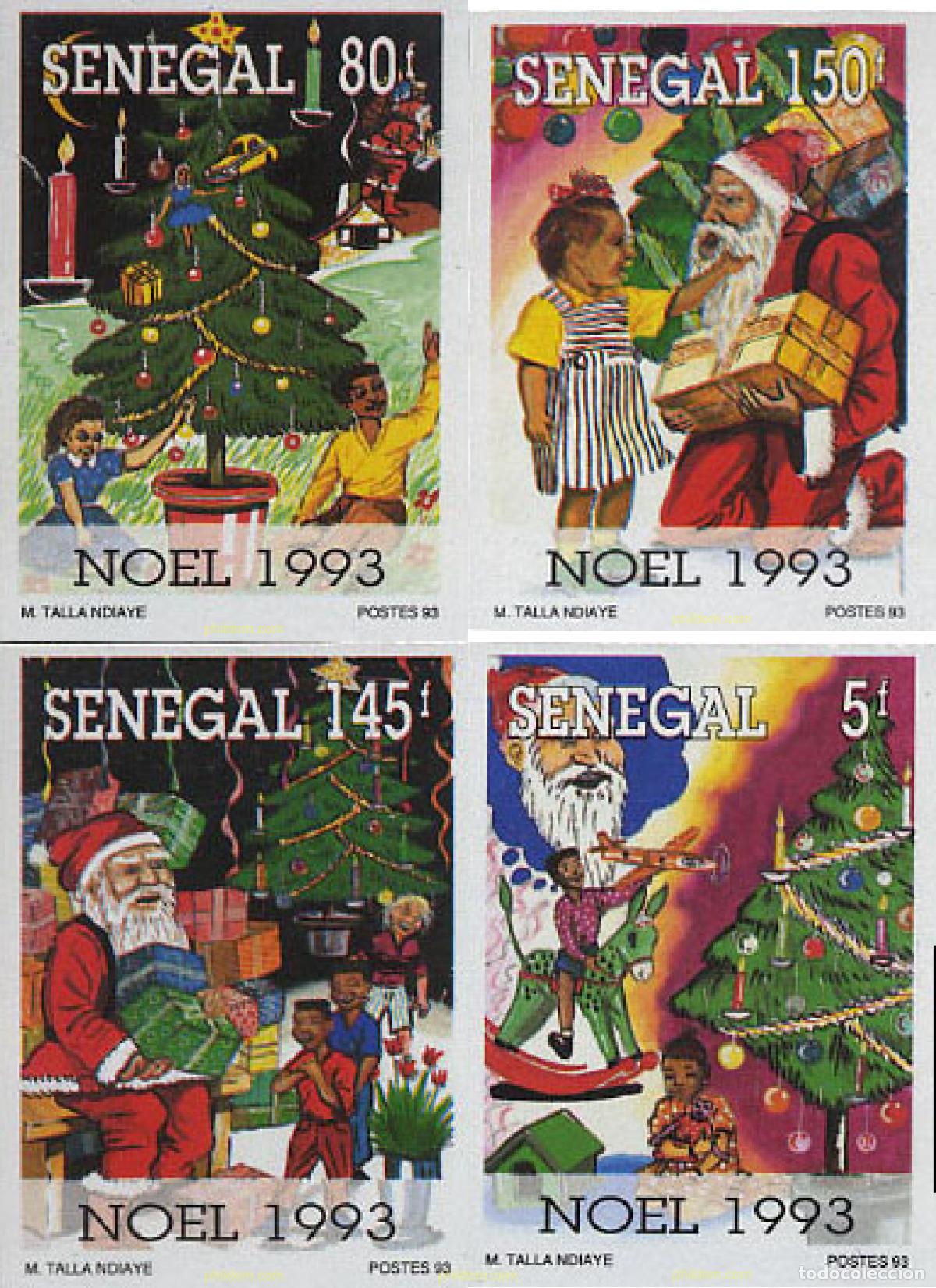 Sellos: 193328 MNH SENEGAL 1993 NAVIDAD