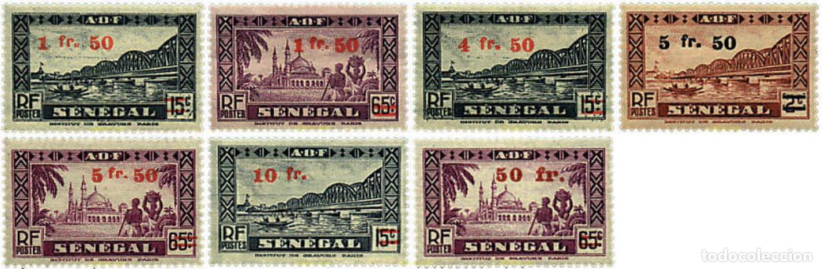 Sellos: 61012 MNH SENEGAL 1944 SERIE BASICA