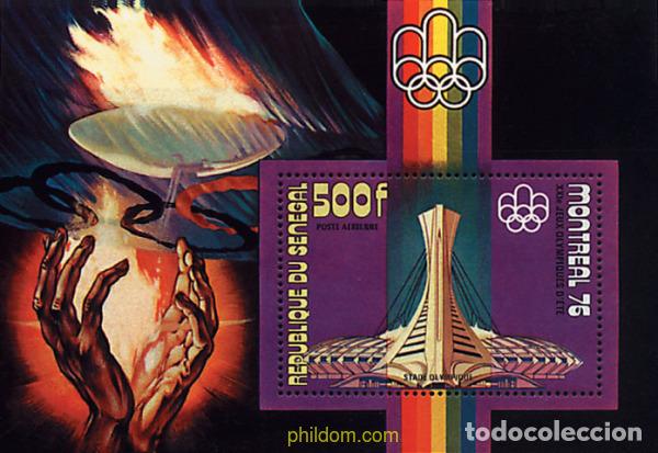 Sellos: 60755 MNH SENEGAL 1976 21 JUEGOS OLIMPICOS VERANO MONTREAL 1976