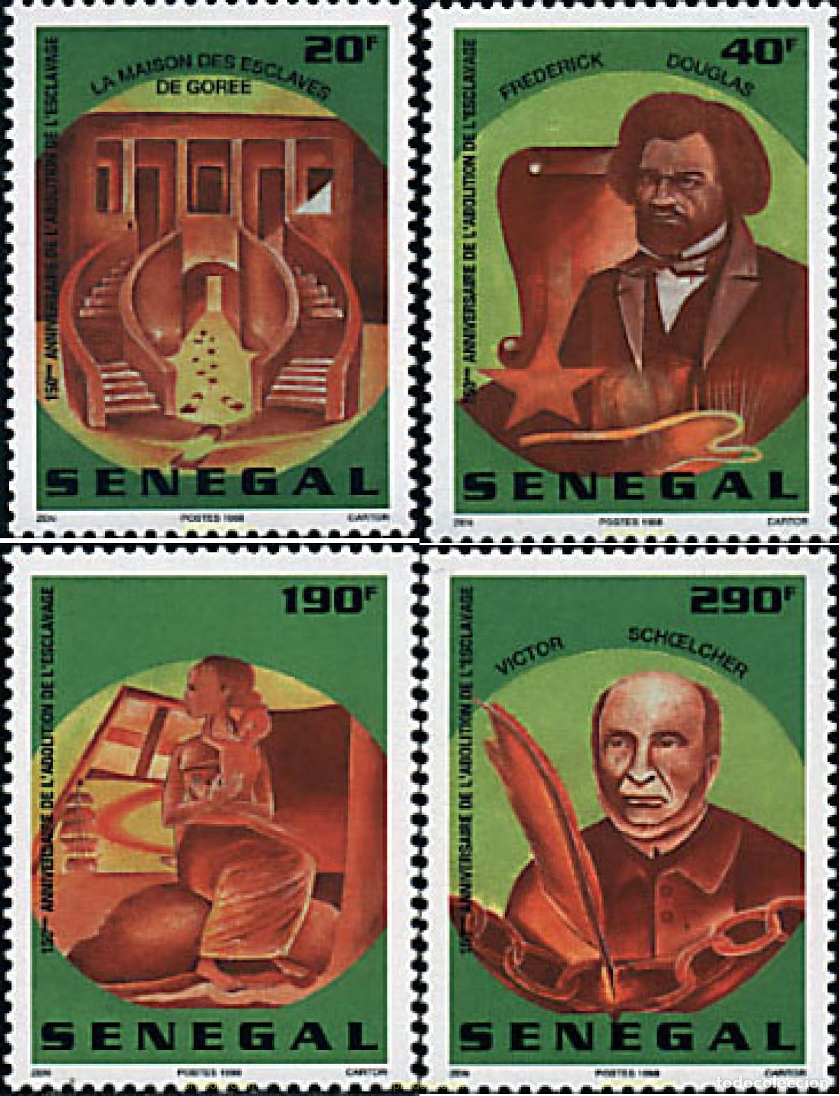 Sellos: 66205 MNH SENEGAL 1998 150 ANIVERSARIO DE LA ABOLICION DE LA ESCLAVITUD