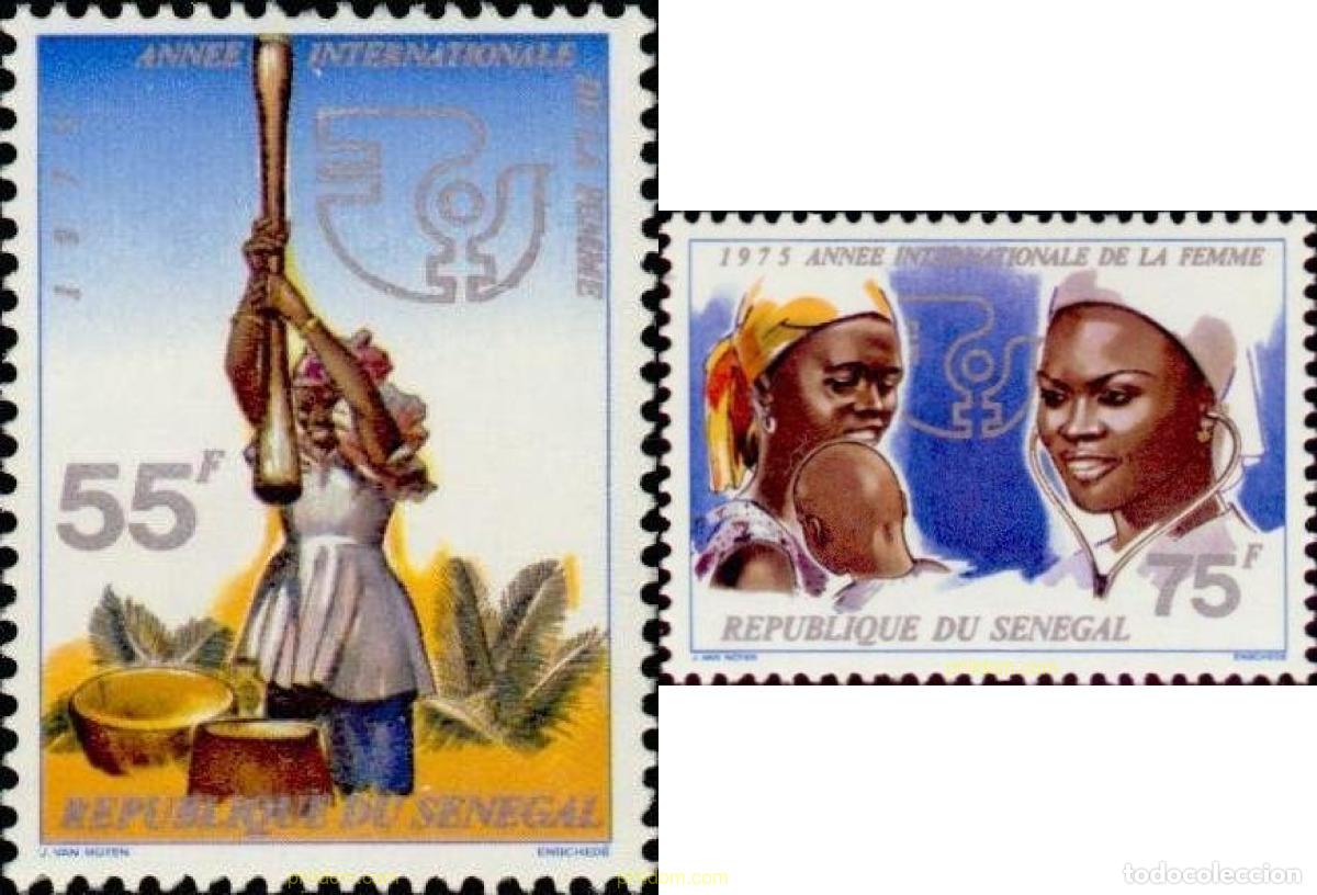 Sellos: 192503 MNH SENEGAL 1975 A&Ntilde;O INTERNACIONAL DE LA MUJER