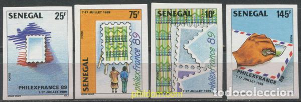 Sellos: 138764 MNH SENEGAL 1989 PHILEXFRANCE 89. EXPOSICION FILATELICA INTERNACIONAL EN PARIS