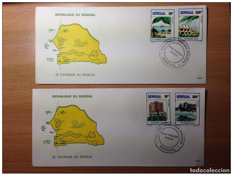 Timbres: Senegal FDC 1988 Turismo en itinerante P&aacute;jaros