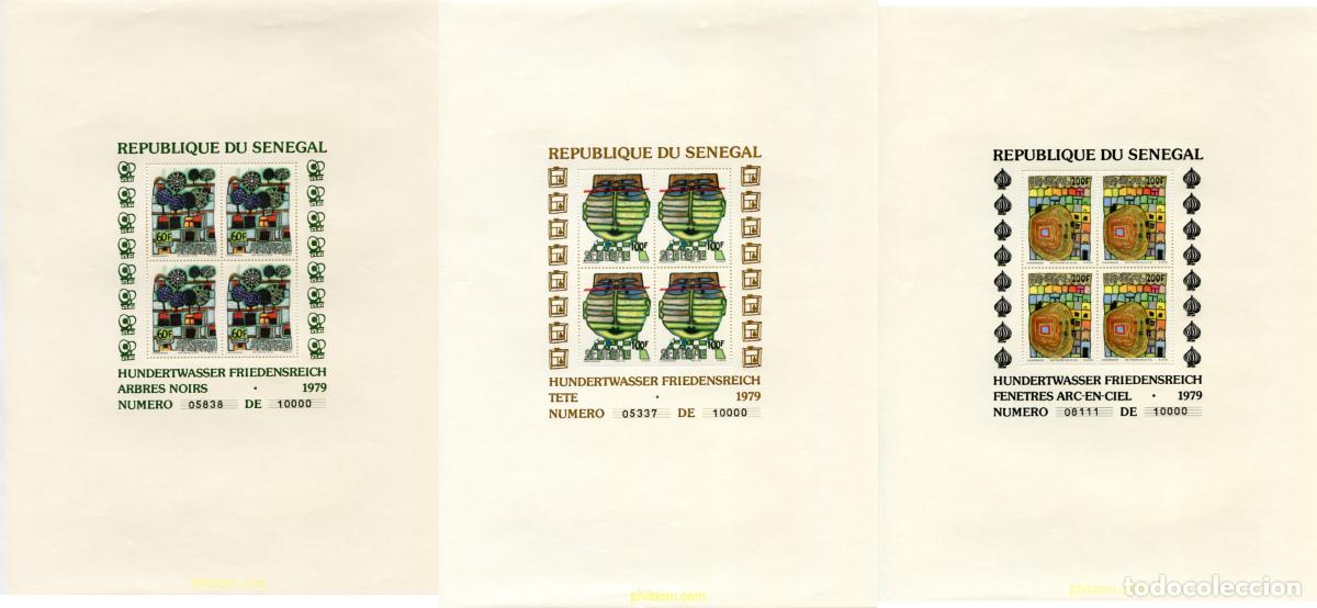Sellos: 142683 MNH SENEGAL 1979 PINTURA DE HUNDERTWASSER