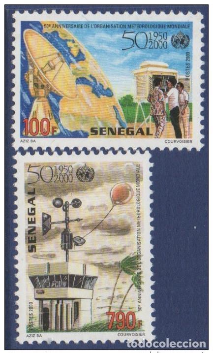 Timbres: Senegal 2001 Organizaci&oacute;n Meteorol&oacute;gica Mundial mediados de 1932 - 1933 RARO MNH