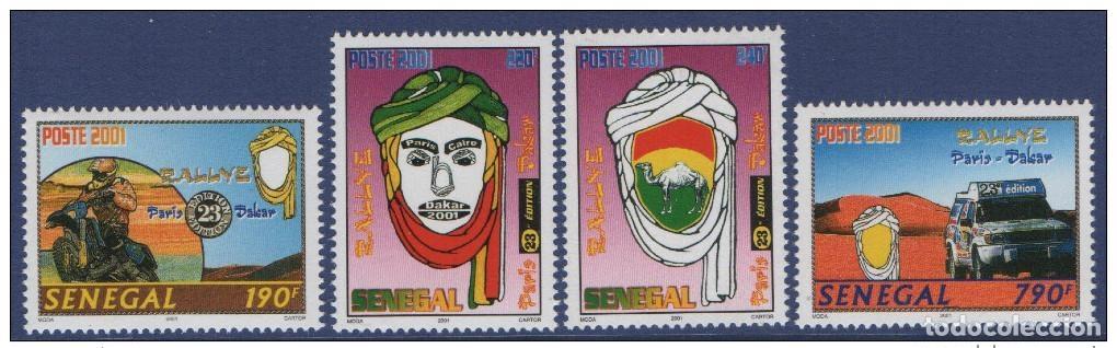 Sellos: Senegal 2001 23&ordm; Rally Par&iacute;s-Dakar Motocross mediados de 1916 - 1919 RARE MNH