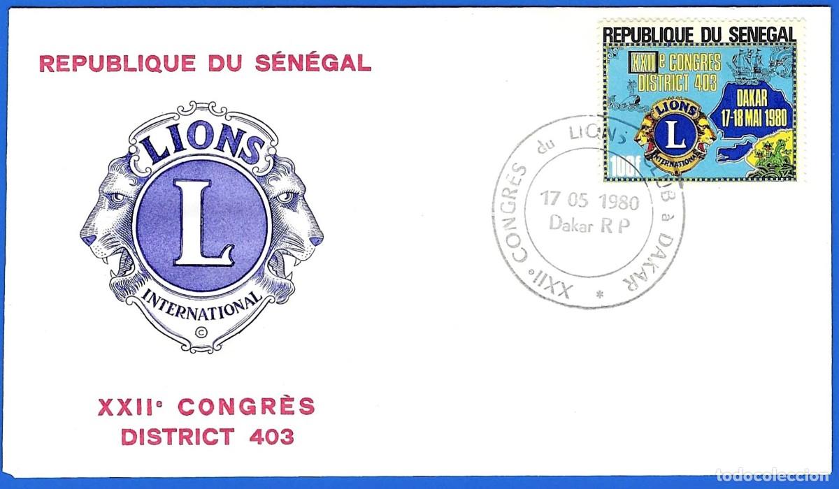 Sellos: Senegal 1980 ( FDC ) Mi 715 - YT 536 - Rotary Internacional