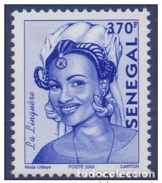 Sellos: Senegal 2002 Mi. 1974 ULTRA RARE 370F Serie actual La Linguere MNH