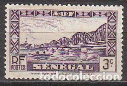 Sellos: SENEGAL IVERT N&ordm; 160 (A&Ntilde;O 1935) Puente Faidherbe, nuevo