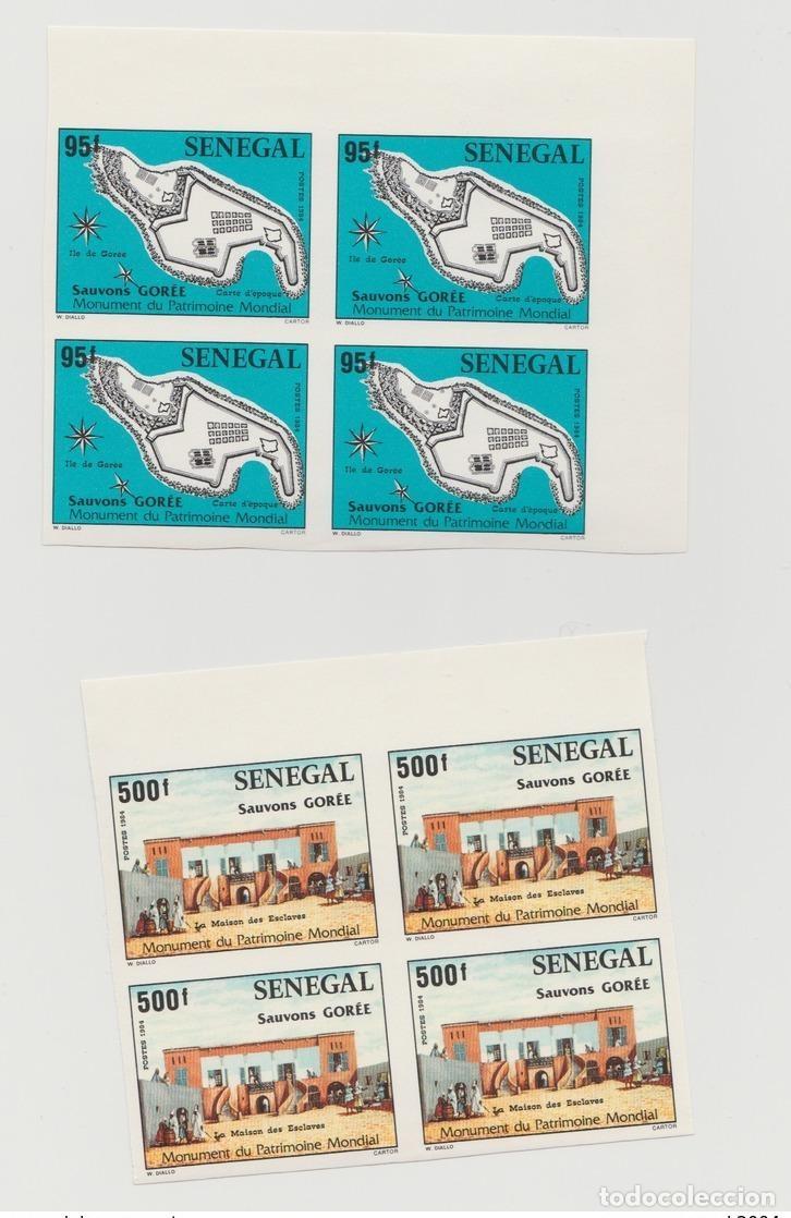 Sellos: Senegal 1984 ND Imperf Save Gor&eacute;e Isla de Gorea Patrimonio la Humanidad UNESCO