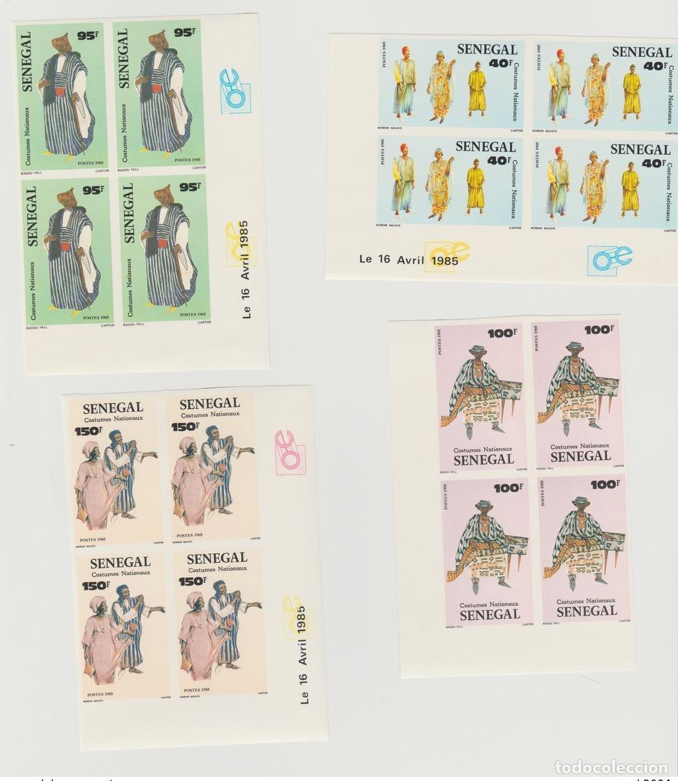 Sellos: Senegal 1984 Unserrated Imperf National Trajes Trachten