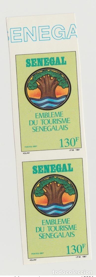 Selos: Senegal 1987 ND Imperf Tourism Baobab Senegal&eacute;s Tree Baum Beach