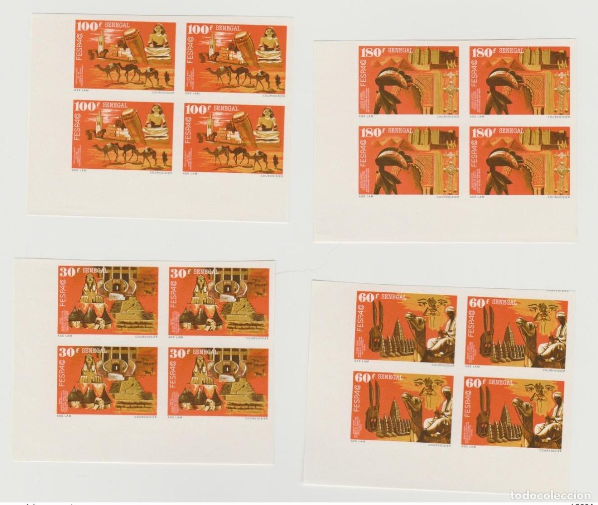 Selos: Senegal 1991 El emperador sin aserrar FESPAC Camel Chameau Kamel Sphinx Art
