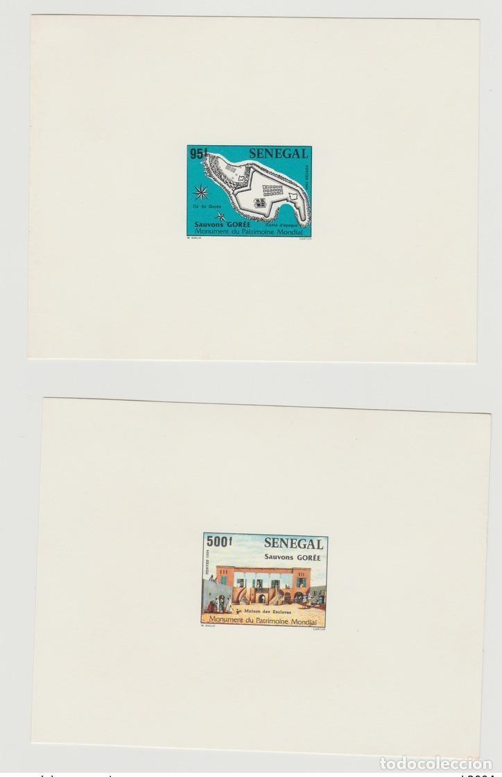 Selos: Senegal 1984 Mi. 827/829 Evento de lujo Salvemos la isla Gor&eacute;e patrimonio UNESCO